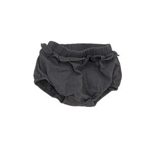Quincy Mae Charcoal Ruffle Diaper Cover